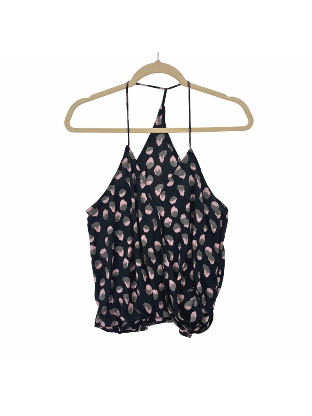 ✨3/$30 By Together Abstract Print Racerback Halter Top L Made In USA